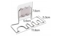 GloryMM Dual Purpose Razor Holder Hanging Organizer Strong Sticky Bathroom Storage Tool - BS88J0QZ4