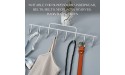 GROSAM Belt Hanger Belt Organizer for Closet Belt Rack with 8 Sturdy Belt Hooks Non Slip Belt Holder for Belts Ties Jewelry Scarves - BOWG82GM2