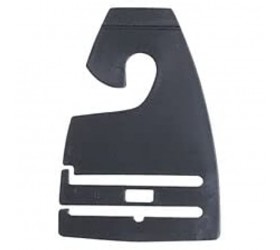 Black Neck Tie Hangers for Retail Economic Plastic Tie Hooks 100 Pack - BZJ9PNHNO
