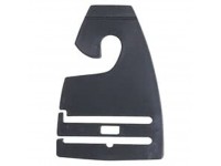 Black Neck Tie Hangers for Retail Economic Plastic Tie Hooks 200 Pack ngohya - BH0K869LP