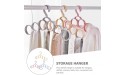 Cabilock 3Pcs Ties Rack Hangers Household Coat Hangers Multi- Function Tie Hook Holder Belt Organizer for Silk Clothes Scarf Towels Random Color - BJMBZOFB2