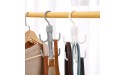 CHIHUOBANG 360 Degree Rotating Four Claw Hanger Hook Multifunctional Wardrobe Bag Scarf Storage Hooks for Belt Scarf Tie Handbag Holder Rotating Hanger Hook 360 - B54A0A3P9