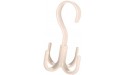 Homyl 2X Belt Hanger Scarf Tie Rack Hook for Closet Organizer 360 Degree Rotating - BW4F6IOL3