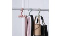 JINYISI Simple Plastic Household Use Tie Clothes Hook Rotatable Wardrobe Bag Storage Bearing Capacity Rack Nail Free Hook - BLPHKOBUH