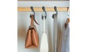 kekafu 4PCS Handbag Hanger Hook Bag Rack Holder Storage Purse Hanger Hook Closet Organizer Storage for Satchels Purses Handbags Tote Backpacks Holder Arched Hanger Hook Blue Gray - BJGS8DITR