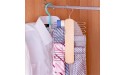 KUAIZI Belt Organiser Hanger Scarfs Storage Tie Rack Wooden Multifunctional Closet 20 Bar2PCS - BPIY60CKN