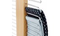 MinLia Multifunctional Closet 20 Bar Wooden Belt Organiser Hanger Non-Slip Wardrobe Scarfs Storage Rack Tie Rack2PCS - B30VIVEYN