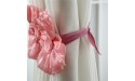Modern Room Button Frame Curtain Tie Rose Tie Rack Decor Color : Purple Size : Flower Diameter 16cm - BDJAG81ZV