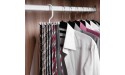 Multifunctional Plastic Tie Rack Rotatable 20 Claw Hanger Scarf Silk Scarf Storage Rack [Black + White] - BT4BKIPBC