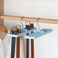 Rotatable Wardrobes for Belt Kitchen Hanging Sundries Closet Organization Scarf Hanger Tie Holder Storage RackC Pink Useful and Professional - BF4IKUSTI