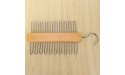 Ticarus Store 20 Bar Wooden Tie Hanger Scarfs & Belt Rack Organiser - BYXO4DC9I