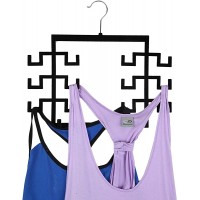 Trenton Gifts Women's Sport Tank Top Cami Bra Strappy Dress Bathing Suit Closet Organizer Hanger. Set of 2 - BTS7ZK3U2