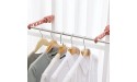 2022 TIK Tok Same Paragraph Window Frame Wall Mounted Clothes Rack Travel Portable Clothes Drying Rack Suitable for Frequent Business Travelers or Families Color : Pink - BWI97NIWS