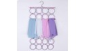 AOOF Clothes Tie Belt Shawl Scarf Hanger Holder Closet Organizer Hook 9-28 Ring Color : 2# - BREP62KZQ
