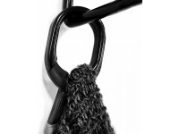 Black Scarf Clip Hangers for Retail Economic Plastic Fine Garment Pinch Hooks 100 Pack - BNU8P73TT