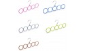 Byrotson 5PCS Non-Slip Scarves Hanger 5-Hole Saves Space Closet Organizer for Belts Scarves Ties - BY6N4OCLO