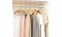FJXJLKQS Multifunctional Wardrobe Solid Wood Tie Scarf Hanger Organizer Storage Metal Closet 6 Rings Scarves Holder Hooks Hangers Rack Color : Natural Scarf Hanger Size : 1pcs - BIOTY3T9N