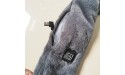 GWOKWAI Electric Heated Scarf USB Neck Heat Pad Soft Plush Electric Neck Wrap Fluffy Fur Collar Cozy Shawl for Unisex Winter Warmer Outdoor Camping Hiking Ski - B1C1BR1VK