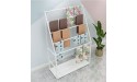 Heavy Duty Floor Standing Scarf Stand Rack for Towels Blanket Jeans Cloth Large Capacity Metal 5 Layer Multi-Purpose Display Holder Shelf Shop Bedroom Color : White Size : Length 80cm - BLEEXUQ93