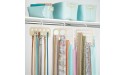 iDesign InterDesign Remy Closet Organizer Hanger for Camisoles Scarves Pashminas Accessories-White Gold - B9XV5ZBMN