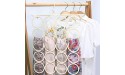 KLEAFS Handmade Scarf Hangers for Closet with Swivel Hook Space-Saving Scarf Organizer Hanger for Tailor Shop Classical Lifestyle for Hijab Silk Scarf or Accessories Beige 20 Rings - B99L1IHZA