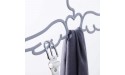 KLHHG Cute Design Plastic Clothes Shirt Hanger Cute Pretty White Grey Loving Heart Scarf Underwear Dress Hanger Rack Color : Pink - B3LQPDUZU