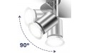 Okuyonic Lamp Holder Easy Installation Multipurpose Use Good Heat Dissipation Light Holder Iron Material GU10 Base for Track Lighting for Painting Lighting - BEQMD3R1N