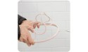SHIERER 1PC 5 Hole Scarf Wraps Shawl Storage Hanger Ring Rope Slots Holder Hook Ring Ties Hanger Belt Rack Scarves OrganizerHolder Hook Notches Clothes Hangers Color : 4 - BRBFFY6GE