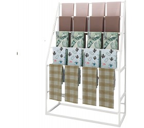Vertical Modern Scarf Holder Organizer for Towels Jeans Cloth Blanket Heavy Duty 150cm Tall Multi-Purpose Display Stand Rack with Non-Slip Foot Pads Color : White Size : Length120cm - B7QKCQVEU