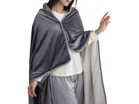 YXWLLN Blanket Doublelayer Tartan Lady Winter Scarf Wrap Multifunction Plaid Warm Shawl Home Textiles - BE5681WRS