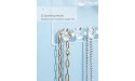 Acrylic Necklace Holder with Shelf 12 Diamond Shape Hooks and Removable Bracelet Rod Wall Mounted Jewelry Organizer Hanging Necklace Organizer Wall Jewelry Rack - B2ACQTXOG