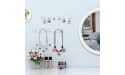 AITEE Necklace Holder Acrylic Necklace Organizer Wall Mounted with 6 Hooks for Hanging Necklace Jewelry Bangles Bracelets and Rings Best Gifts for Girls and Women4 PACK - BX60TDZQ6