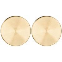 BWWNBY Gold Round Tray Metal Decorative Storage Organizer Tray for Jewelry Makeup Kitchen TablewareSize:Types:4 - BWKCXX9TQ