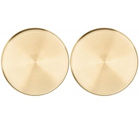 BWWNBY Gold Round Tray Metal Decorative Storage Organizer Tray for Jewelry Makeup Kitchen TablewareSize:Types:4 - BWKCXX9TQ