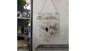Earring Holder for Wall Hanging Jewelry Organizer Display Acrylic Hanger Rack with 96 Holes 6 Hooks for Necklaces Bracelets Accessories are not included - B4CMDLDMV
