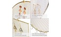 Earring Organizer Set 2 Pack | Hanging Earring Holder | Earring Display Wall Mounted | Stud Earring Holder | Dangle Earring Organizer | Decorative Jewelry Organizer | 10 Hooks for Necklaces Bracelets - B5LRYT7JW