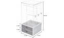 MANO Acrylic Jewelry Organizer Clear Earring Jewelry Box Organizer for Kids Women Men Earring Holder Jewelry Storage Trays Drawer Stand Case for Ring Bracelet Necklace - B541WP4N1