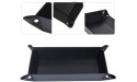 ONLVAN ™ Jewelry Leather Valet Tray for men travel valet tray12.8×10.6- Black - BFLTUQZX6