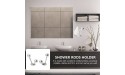 Angoily 2pcs Closet Rod Holder Closet Rod Socket Towel Rod Support for Bathroom - BI1Z3251B