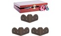 BTIHCEUOT Wooden Box Corner Protector Comfortable Life Fun Easy Use Modern Style Wooden Box Metal Decorations Widely Used for Wooden Box Corner Protection - BNNY2XWN9