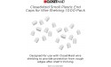 ClosetMaid 21203 Small Plastic End Caps for Wire Shelving 1000-Pack White - B2TC50X9S