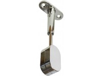 Desunia Adjustable End Hanger for Oval Closet Rod Adjusts from 2 1 4" to 3" Polished Chrome - BMOSNUSGI