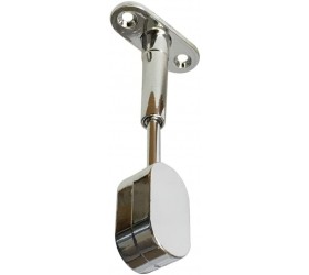Desunia Adjustable End Hanger for Oval Closet Rod Adjusts from 2 1 4 to 3 Polished Chrome - BMOSNUSGI