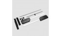 Floating Shelves Liftable Clothes Hanger Dormitory Clothes Bar Closet Hardware Pull-Down Clothes Rail Closet Pole Clothing Finishing Rack Adjustable Width Wall Mounting Industrial Wall Frame - B11TM3AR8