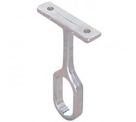 Hafele Center Support Bracket for Oval Closet Rod. Fits and Other Oval Wardrobe Tubes. Chrome Finish. - BECDV9JTX