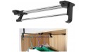 Hanging Closet Rod Expandable Storage Rack Adjustable Rod Poles for Hanging Clothes Indoor Outdoor houseware30 - B9T9YA1SA