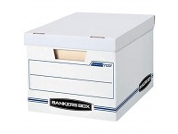 Bankers Box 703 Letter Legal 10x12x15 Basic-Duty Storage & File Boxes w  Lift-Off Lids Pack of 10 - BTUWFMGIN