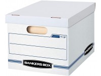Bankers Box STOR File Storage Boxes Standard Set-Up Lift-Off Lid Letter Legal Case of 30 0071304  white - BJVC4WKFD