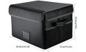 CgBeHah Fireproof File Box Storage File Organizer Box with Lid Collapsible and Handle Black Document Storage Filing Box for Legal Folder Portable Save Home Office Box Bin Cabinet - B3HKOD1MT