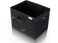 Collapsible File Storage Box 12.5 x 9.5 x 9.5 Holds Hanging File Folders and Letter Size Files. Fits on Shelf or in Many Drawers. - BFUUL9TQT